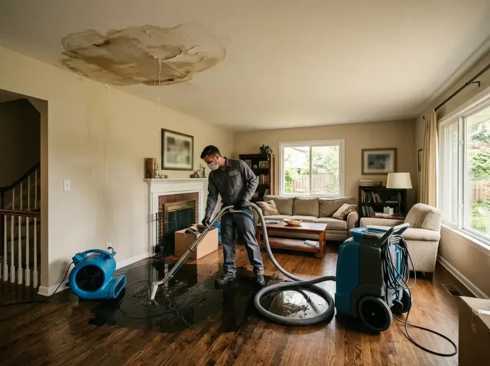 attic-pipe-burst-ceiling-drip-008 — frequently asked questions, Water Damage Restoration & Carpet Care in Reedsburg, WI